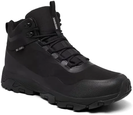 shulook mens waterproof hiking boots outdoor lightweight breathable trekking camping mountaineering shoes