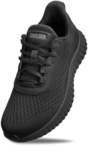 shulook non slip work shoes for men food service restaurant walking shoe